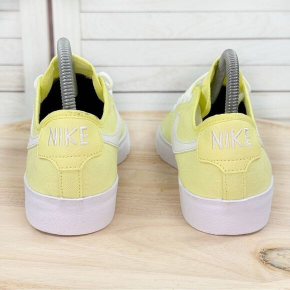 Nike SB Blazer Court Canvas Low Top Sneakers Light Citron Yellow 7.5 CV1658-700‎ main image 6